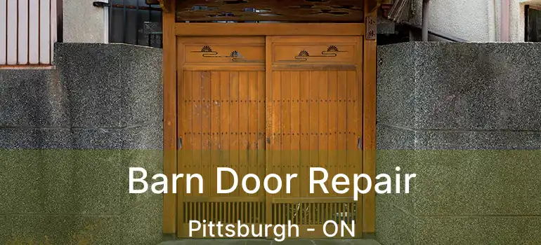  Barn Door Repair Pittsburgh - ON