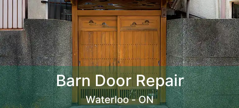  Barn Door Repair Waterloo - ON
