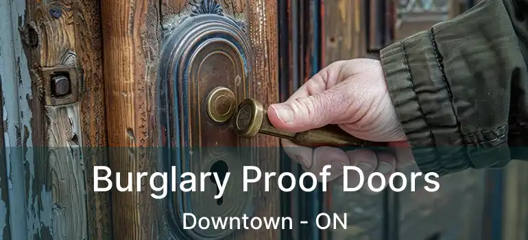  Burglary Proof Doors Downtown - ON