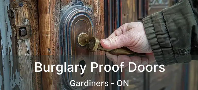  Burglary Proof Doors Gardiners - ON