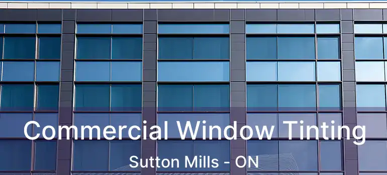  Commercial Window Tinting Sutton Mills - ON