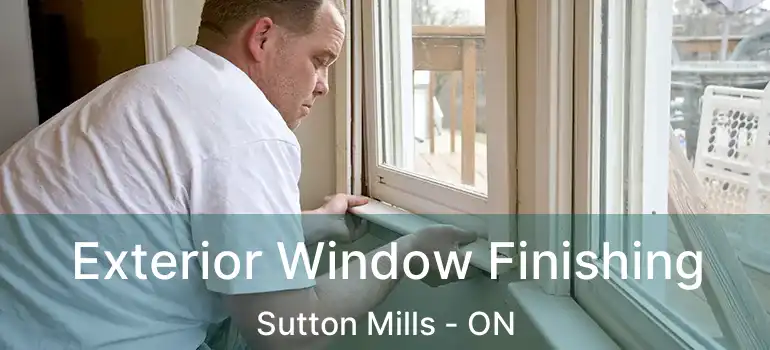  Exterior Window Finishing Sutton Mills - ON