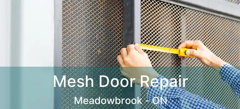  Mesh Door Repair Meadowbrook - ON