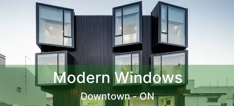  Modern Windows Downtown - ON
