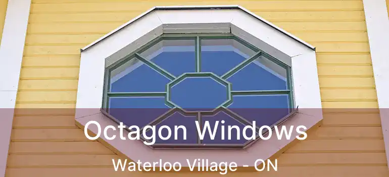  Octagon Windows Waterloo Village - ON