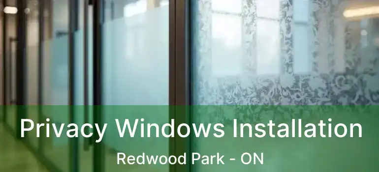  Privacy Windows Installation Redwood Park - ON