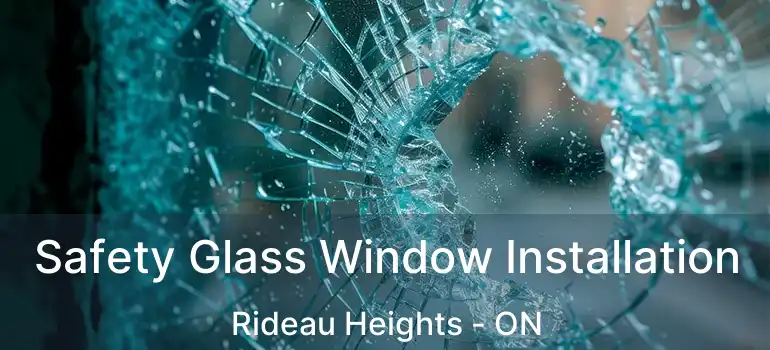  Safety Glass Window Installation Rideau Heights - ON