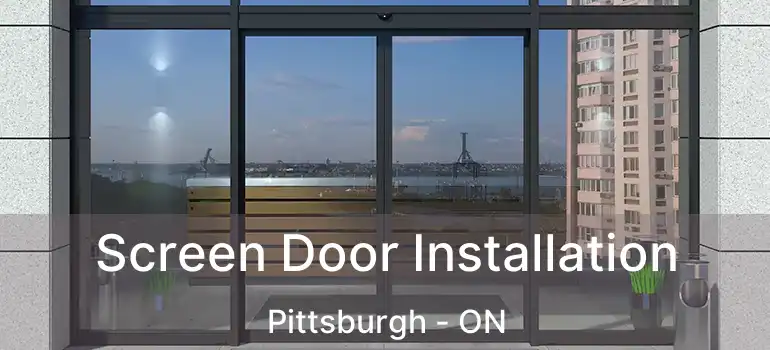  Screen Door Installation Pittsburgh - ON