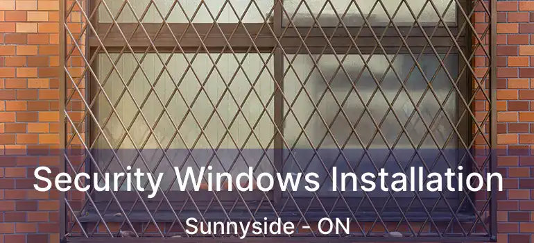  Security Windows Installation Sunnyside - ON