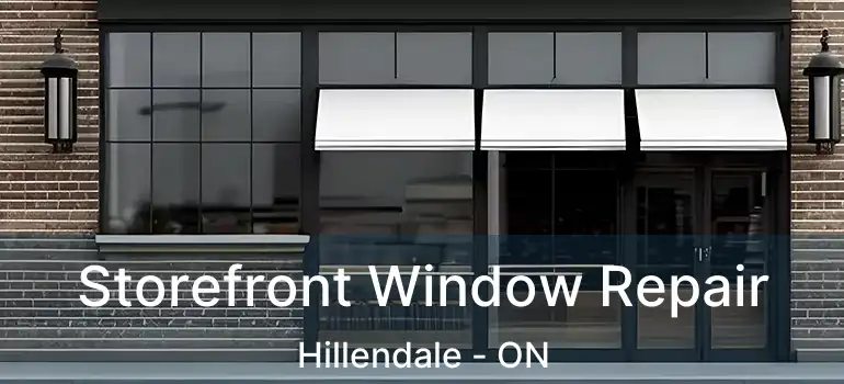  Storefront Window Repair Hillendale - ON