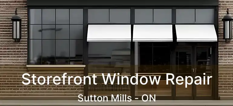  Storefront Window Repair Sutton Mills - ON