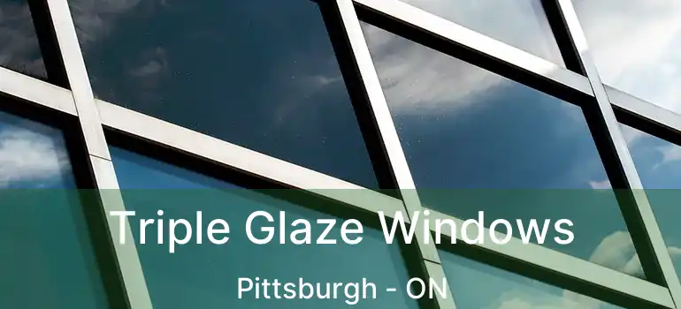  Triple Glaze Windows Pittsburgh - ON