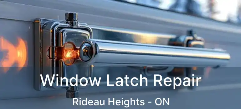  Window Latch Repair Rideau Heights - ON