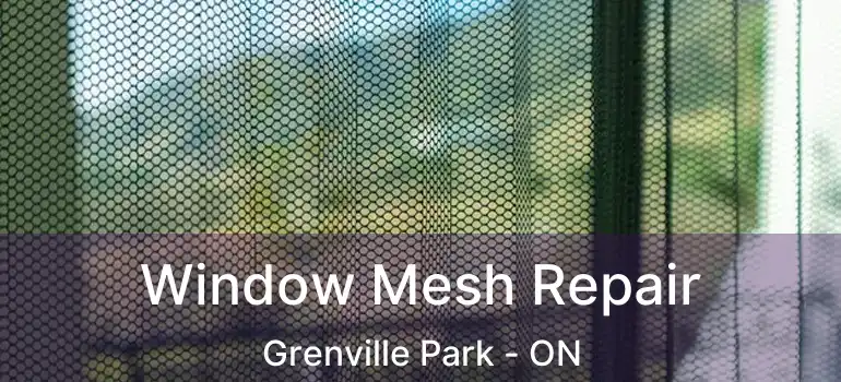  Window Mesh Repair Grenville Park - ON