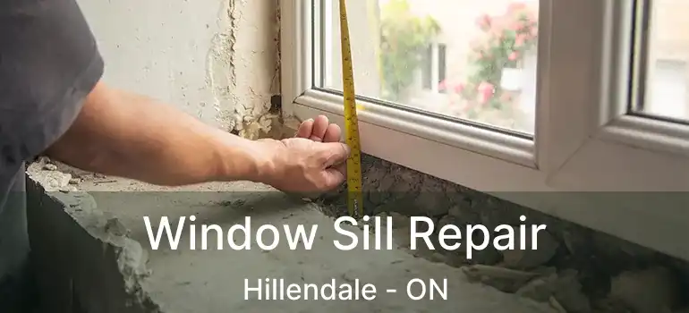  Window Sill Repair Hillendale - ON