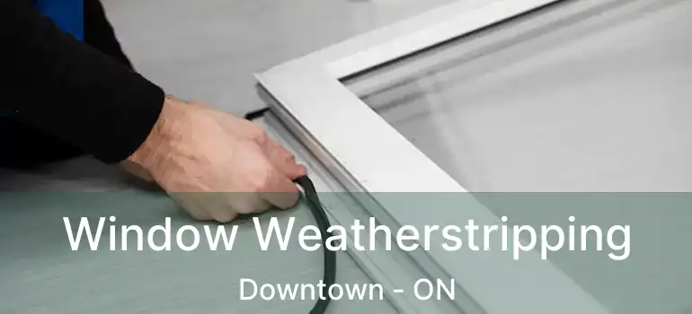  Window Weatherstripping Downtown - ON